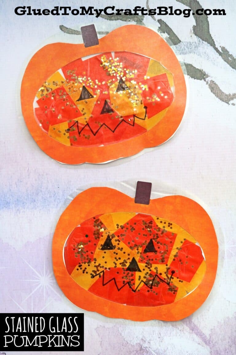Stained Glass Pumpkins
