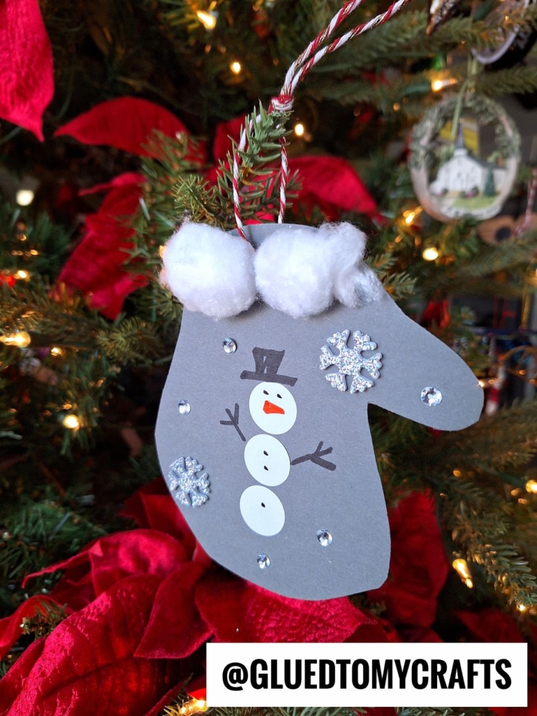 Toddler Made Paper Mitten Craft Idea For Winter