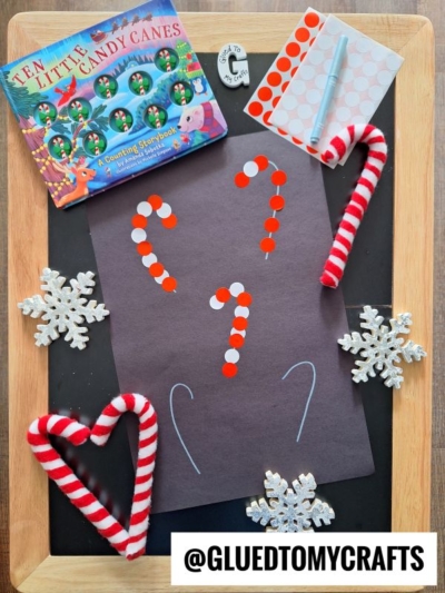 Coding Dot Candy Cane Craft Idea