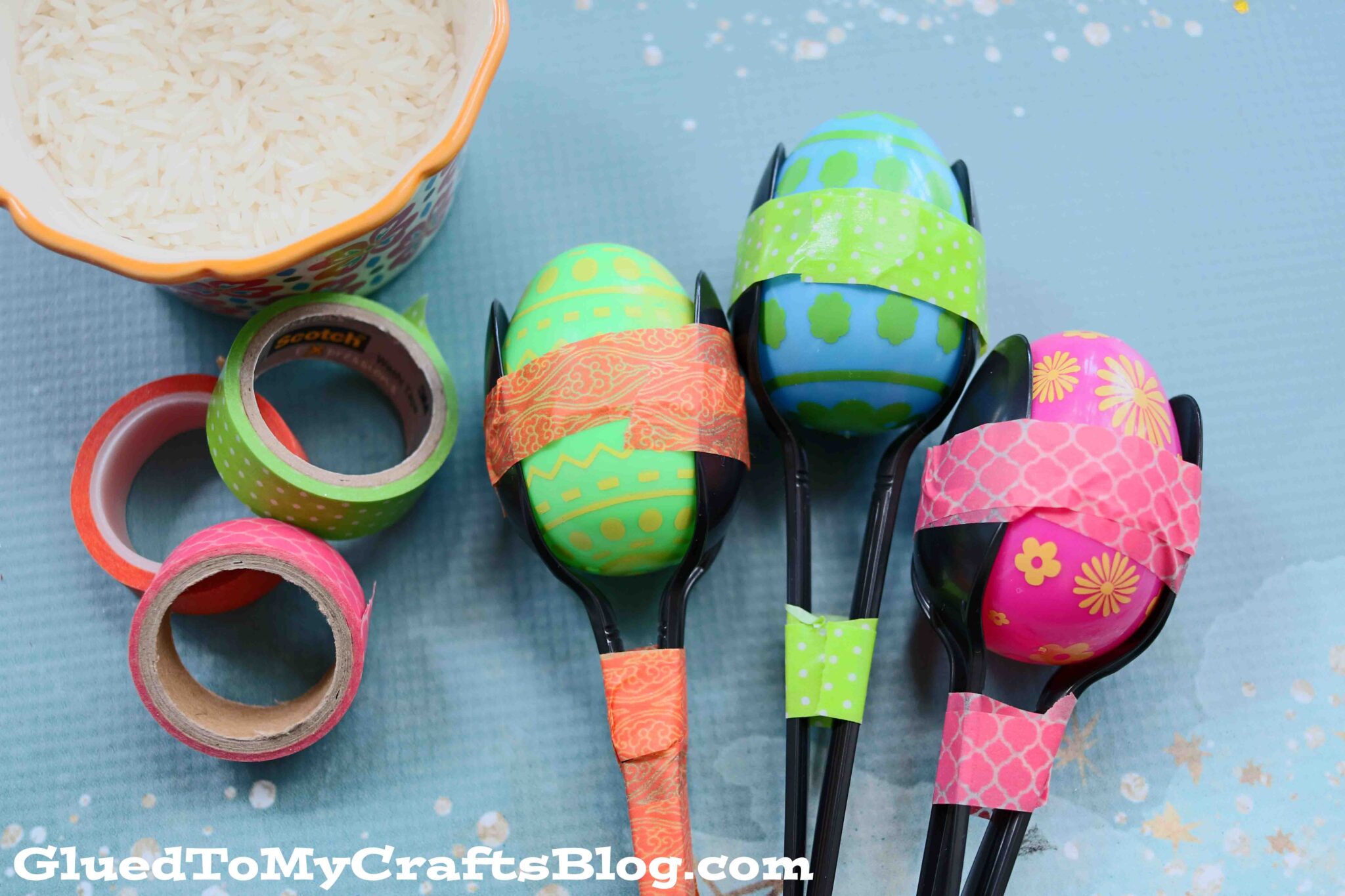 5 Minute Rice Noisemaker Craft