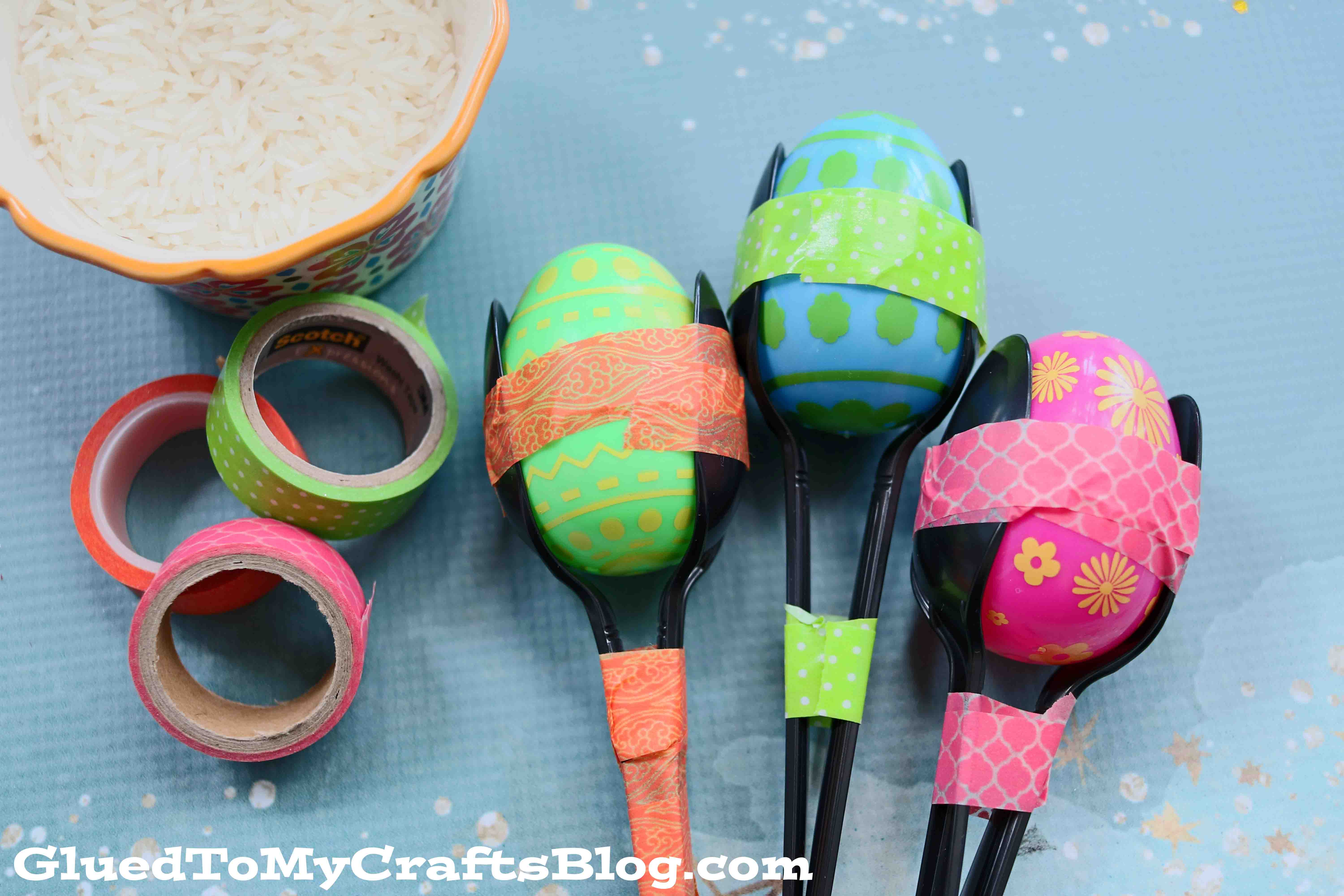 5 Minute Rice Noisemaker Craft