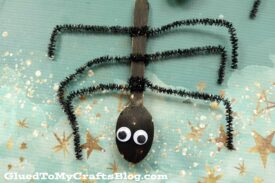 Wooden Spoon Ant Puppet - Kid Craft Idea