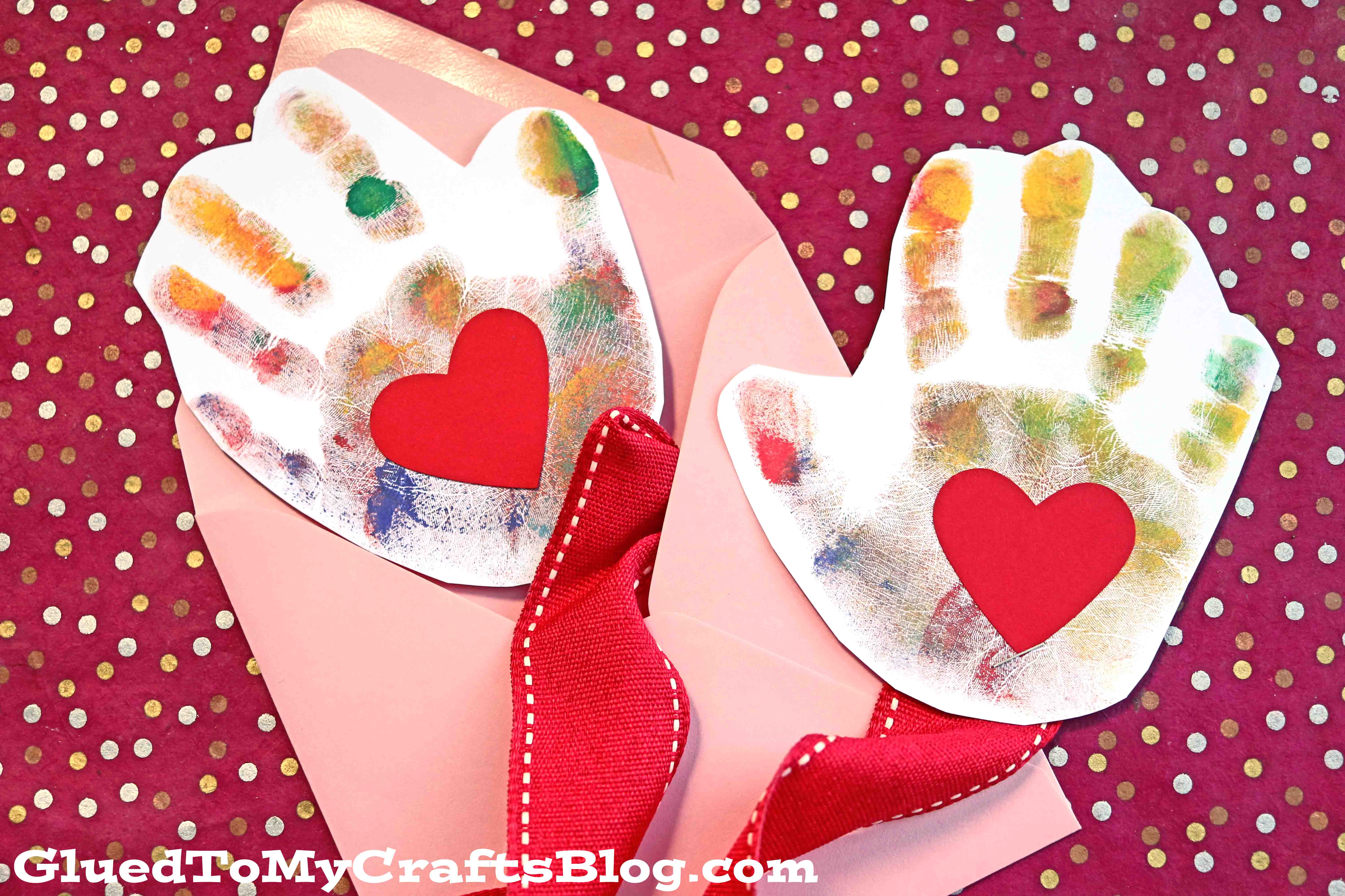 Handprint Mail A Hug {Deployment Craft Idea For Kids}