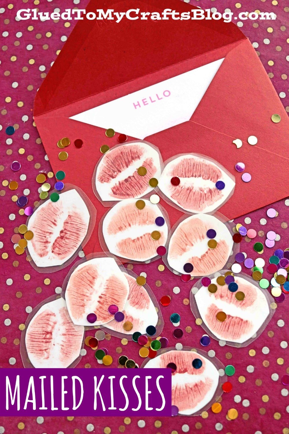 Mailed Kisses - Gift Idea To Send Spouses Far Away