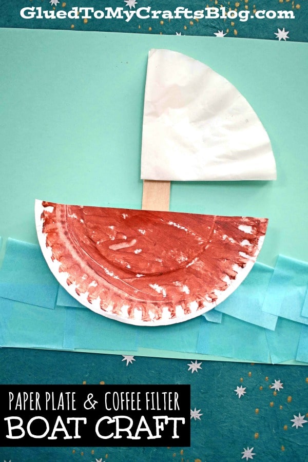 Paper Plate & Coffee Filter Boat
