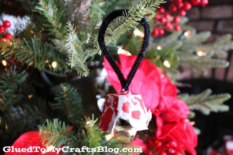 Egg Carton Christmas Bells