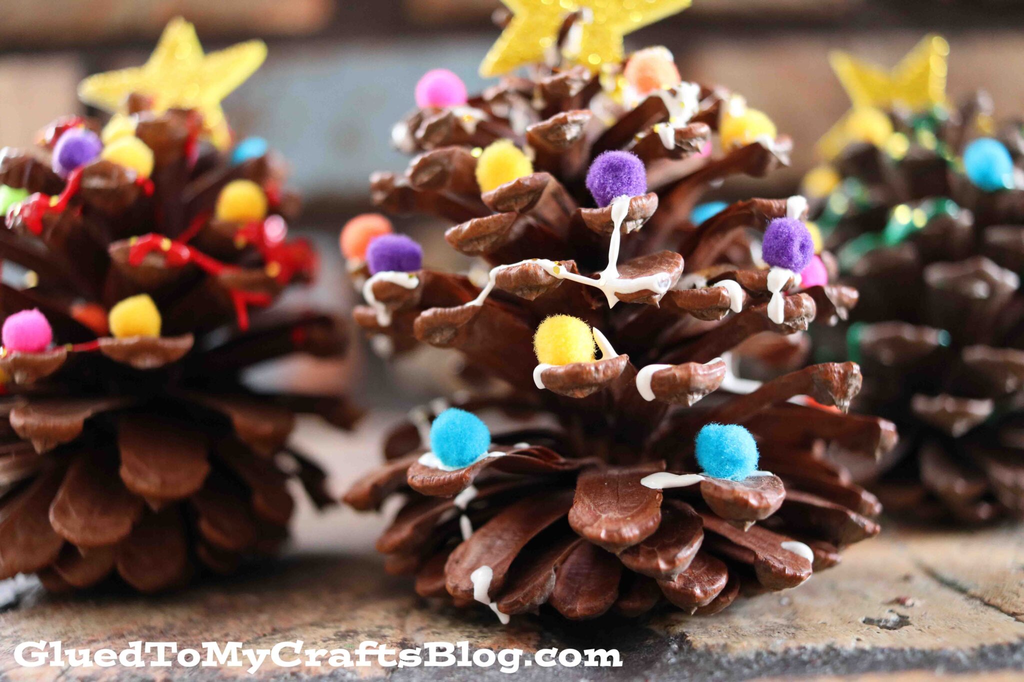 Pine Cone Christmas Tree Craft Idea