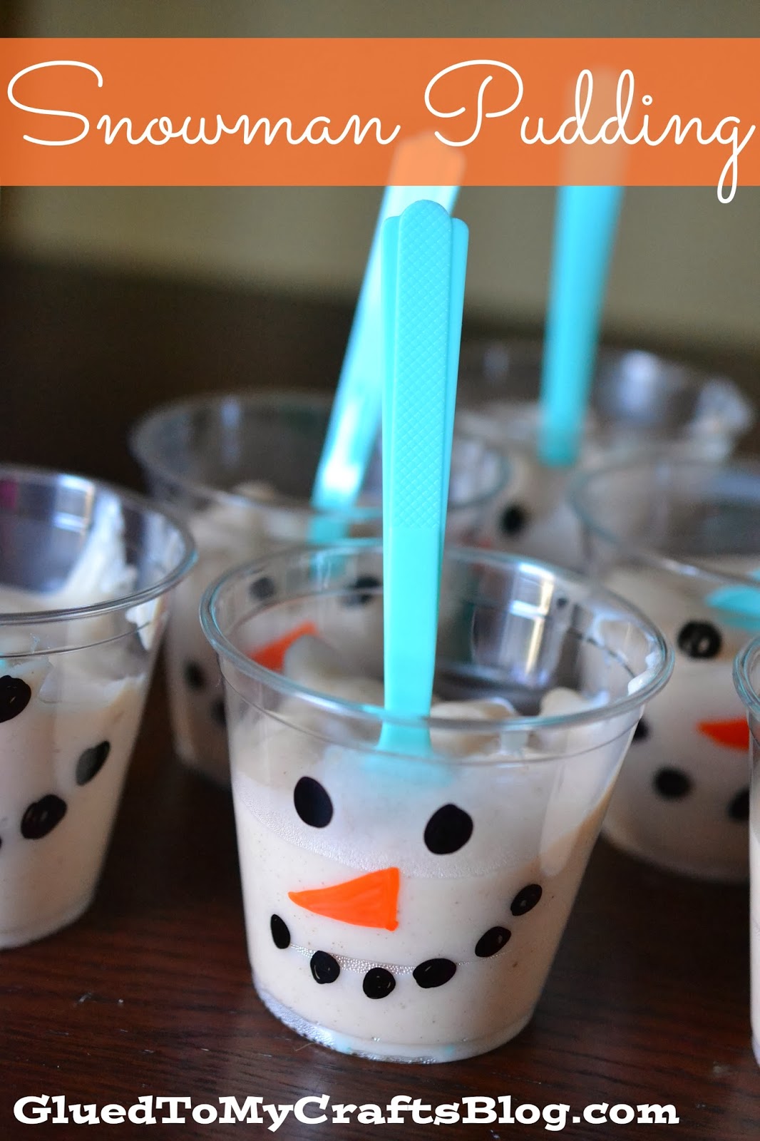Homemade Snowman Pudding - Recipe & Craft Idea For Kids