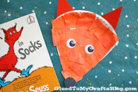 Dr Seuss Inspired - Paper Plate Fox {Kid Craft}