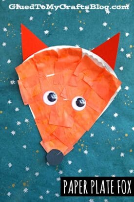 Dr Seuss Inspired - Paper Plate Fox {Kid Craft}