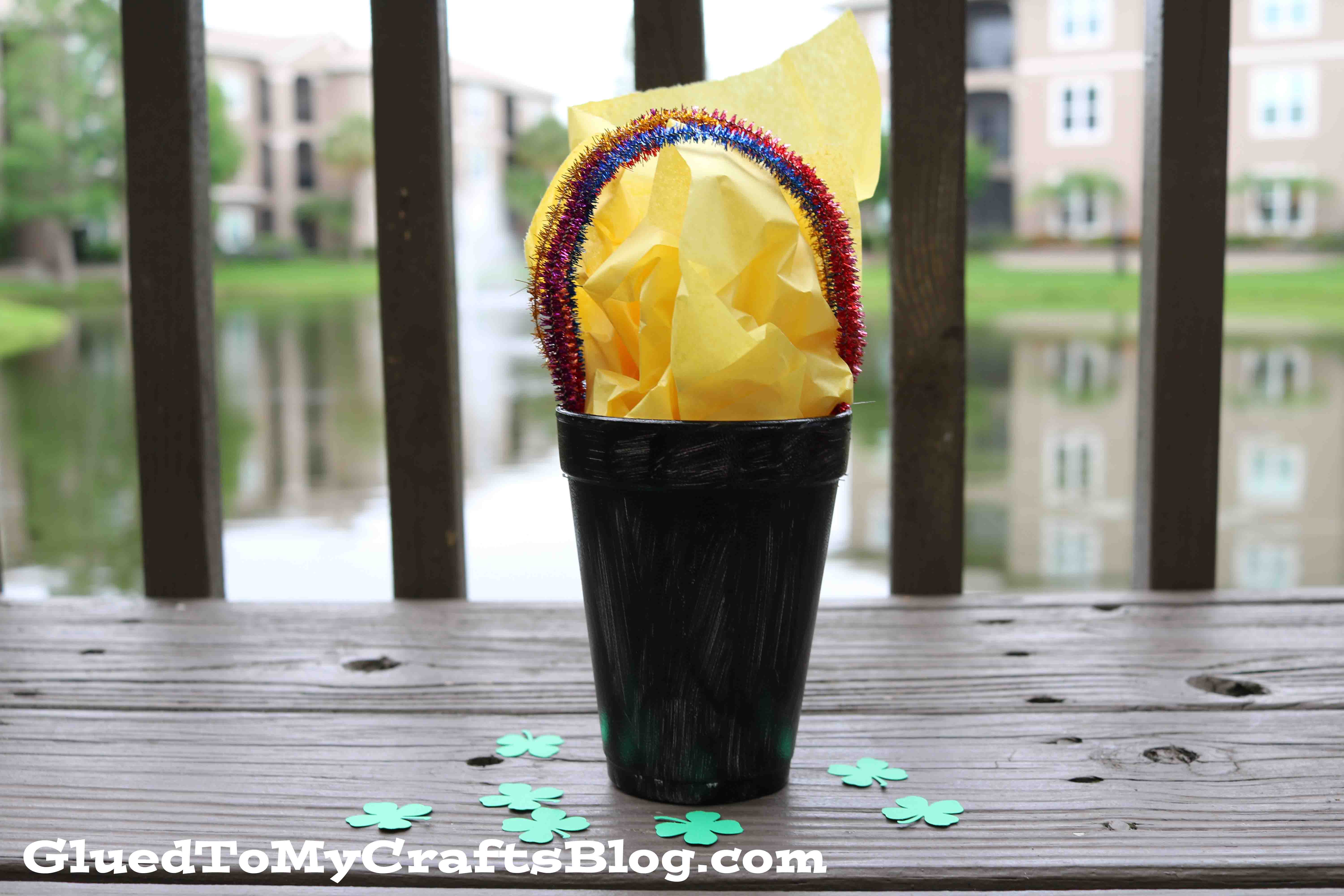 Magical Styrofoam Cup Bucket Of Luck - Kid Craft