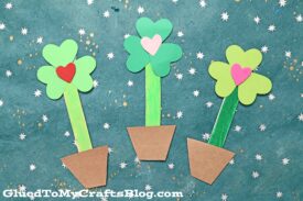 Paper Shamrock Love Plant - St. Patrick's Day Kid Craft