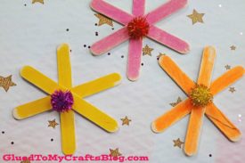 Popsicle Stick Flowers {Kid Craft}