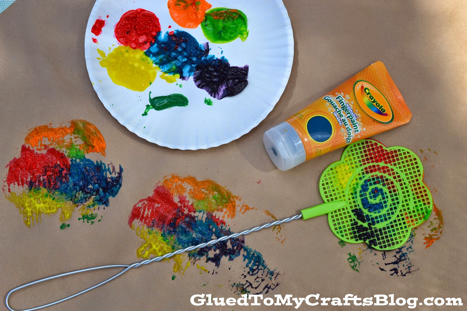 Fly Swatter Painting On Paper