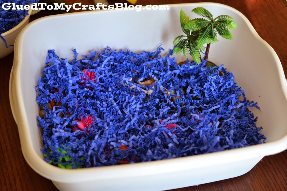 Ocean Sensory Bin Idea For Toddlers