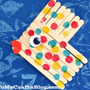 Popsicle Stick Fish - Kid Craft Tutorial For Summer