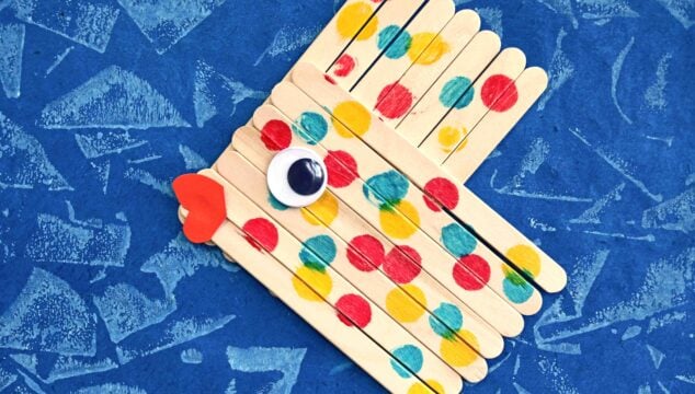 Popsicle Stick Fish - Kid Craft Tutorial For Summer
