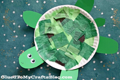 Paper Plate Turtle - Kid Craft Idea