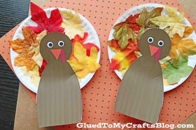 Paper Plate Leaf Turkey