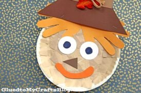 Paper Plate Scarecrow - Awesome Kid Craft Idea For Fall