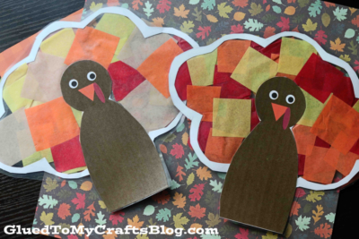 Stained Glass Turkey Suncatchers