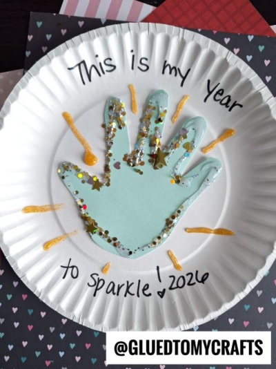 HANDPRINT THIS IS MY YEAR TO SPARKLE!