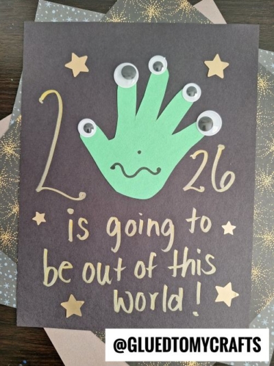HANDPRINT ALIEN - OUT OF THIS WORLD YEAR!