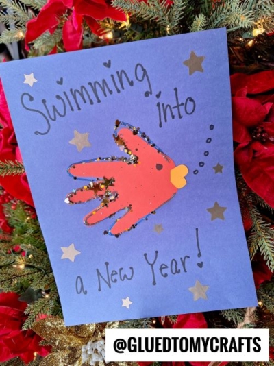 SWIMMING INTO A NEW YEAR CRAFT