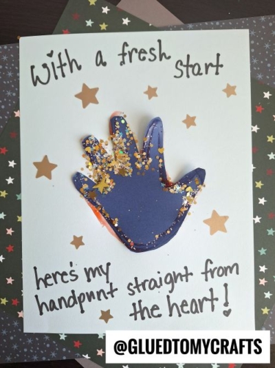 HANDPRINT FRESH START KEEPSAKE