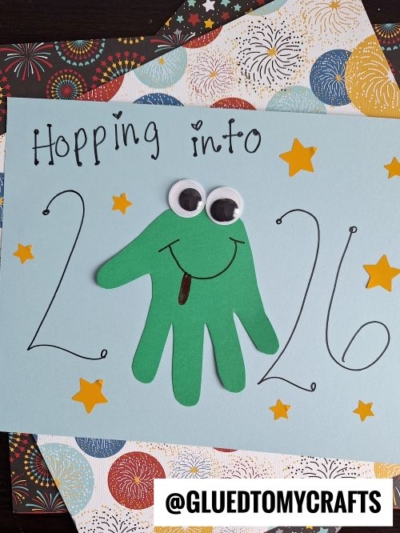 HOPPING INTO A NEW YEAR FROG KEEPSAKE