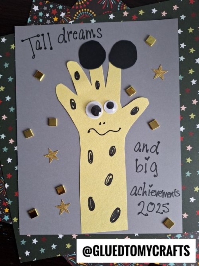 HANDPRINT GIRAFFE KEEPSAKE