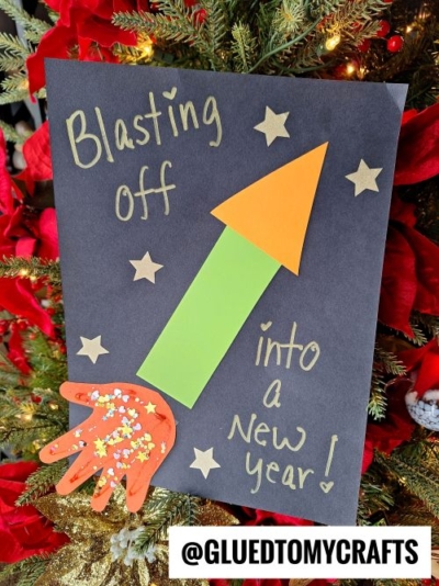 BLASTING OFF INTO A NEW YEAR KEEPSAKE