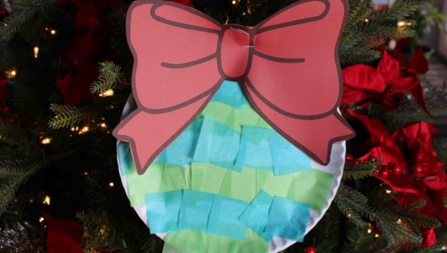 Paper Plate Christmas Ornament