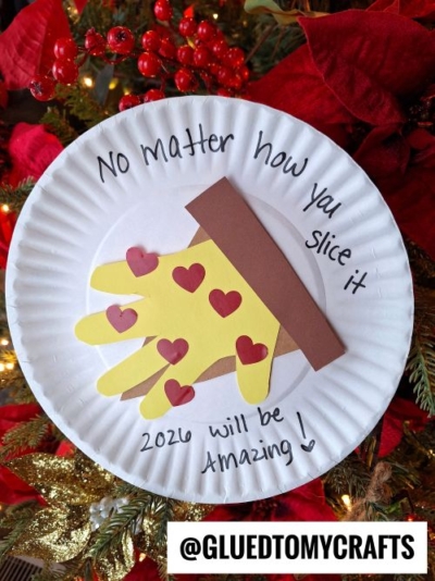 HANDPRINT PIZZA - NO MATTER HOW YOU SLICE IT