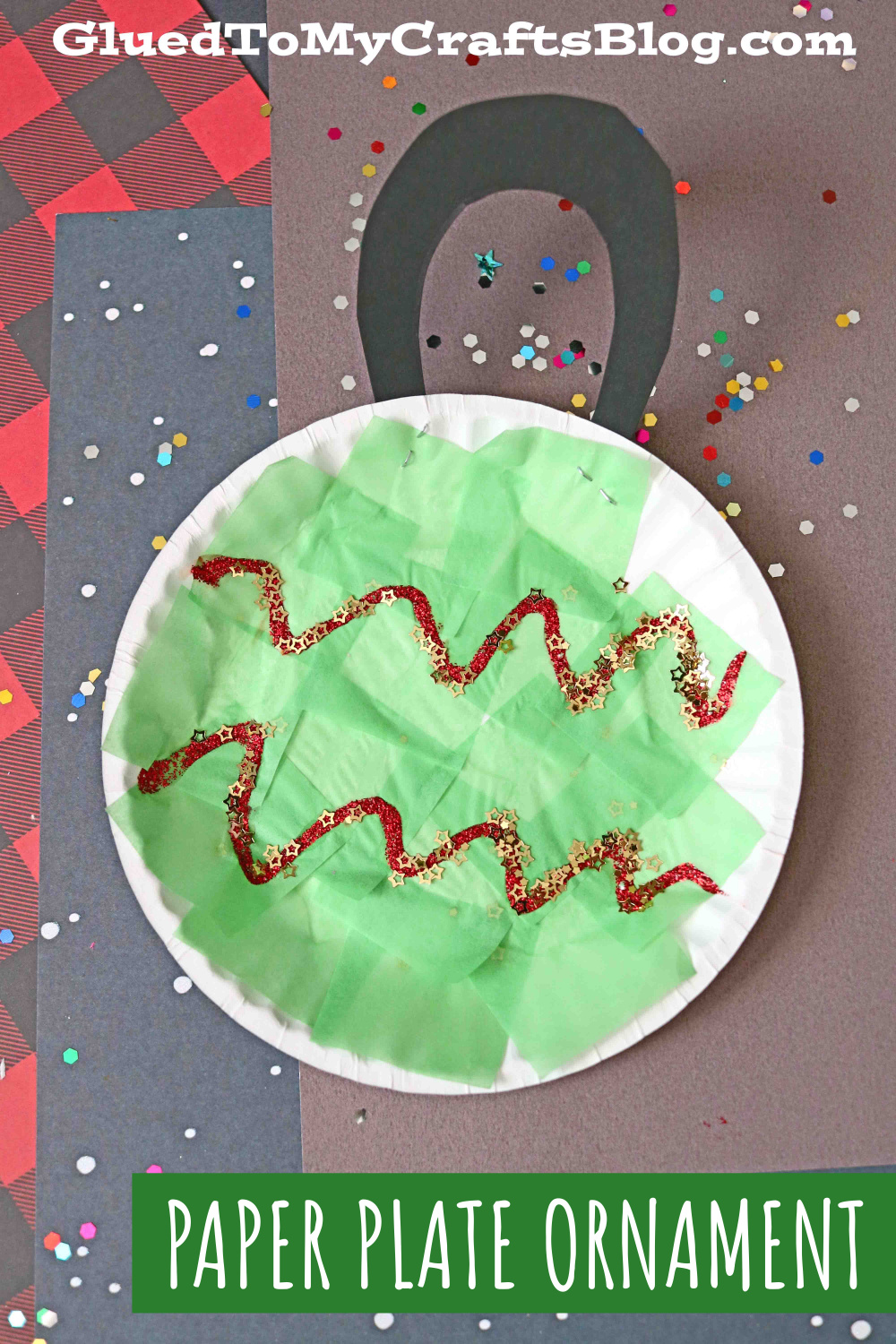 Paper Plate Christmas Ornament Craft