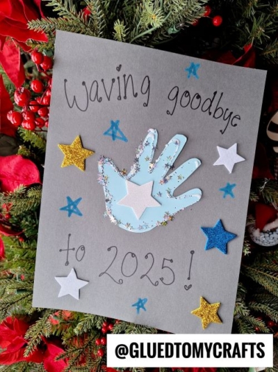WAVING GOODBYE KEEPSAKE IDEA FOR NEW YEARS