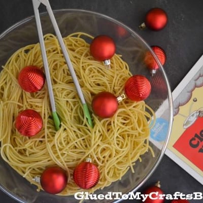 Spaghetti Sensory Bin Idea For Kids