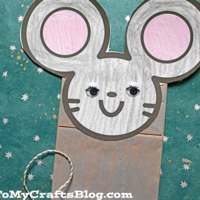 Paper Bag Mouse Puppet