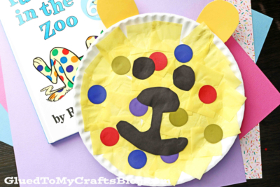 Dr Seuss Inspired Paper Plate Leopard - Kid Craft