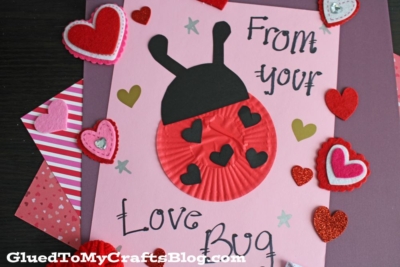 Cupcake Liner Ladybugs Craft Idea