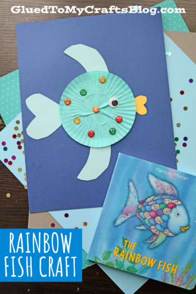 Cupcake Liner Rainbow Fish