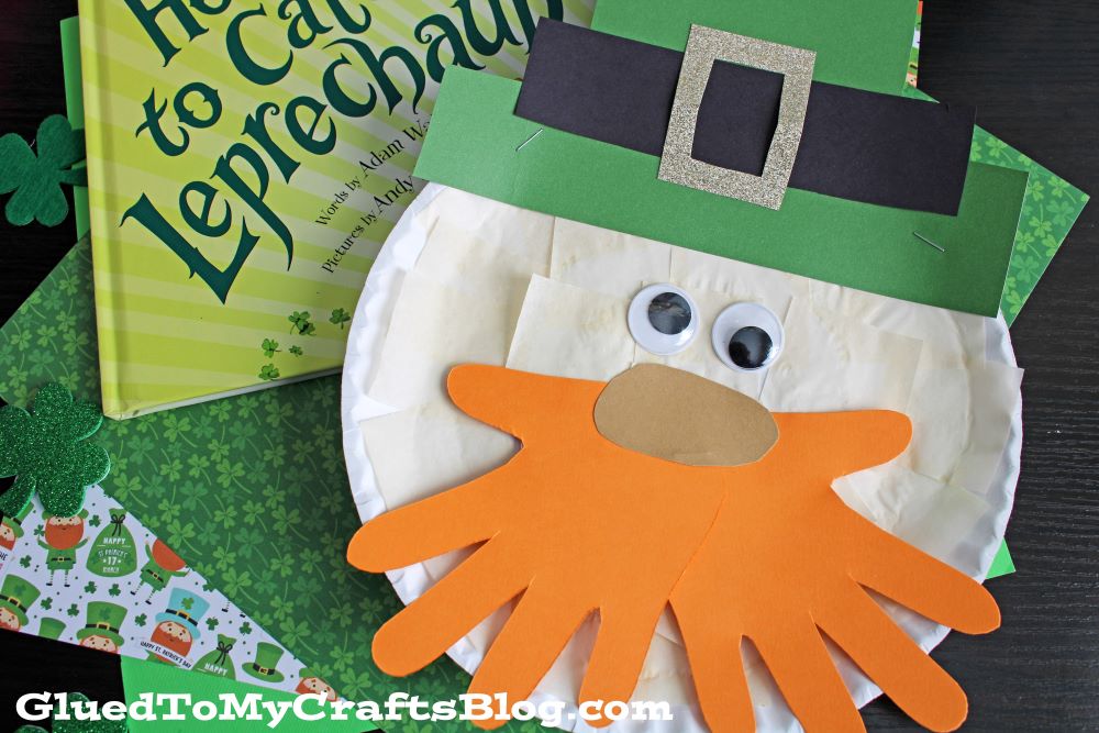 Paper Plate Leprechaun Craft Idea For Kids