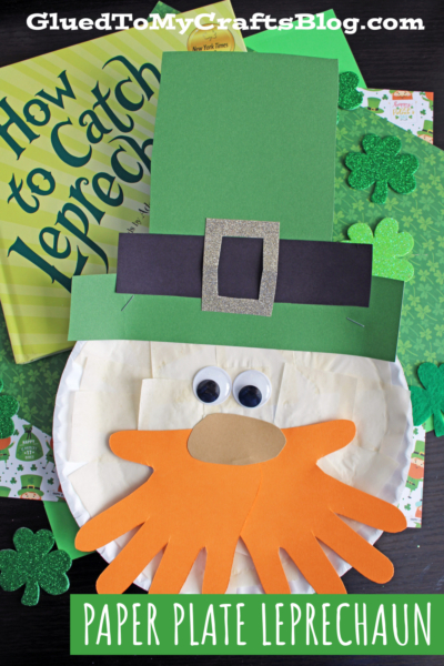 Paper Plate Leprechaun Craft Idea For Kids