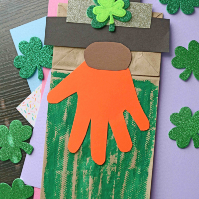 Paper Bag Leprechaun Gnome