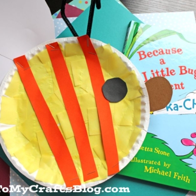 Paper Plate Bug Craft Idea