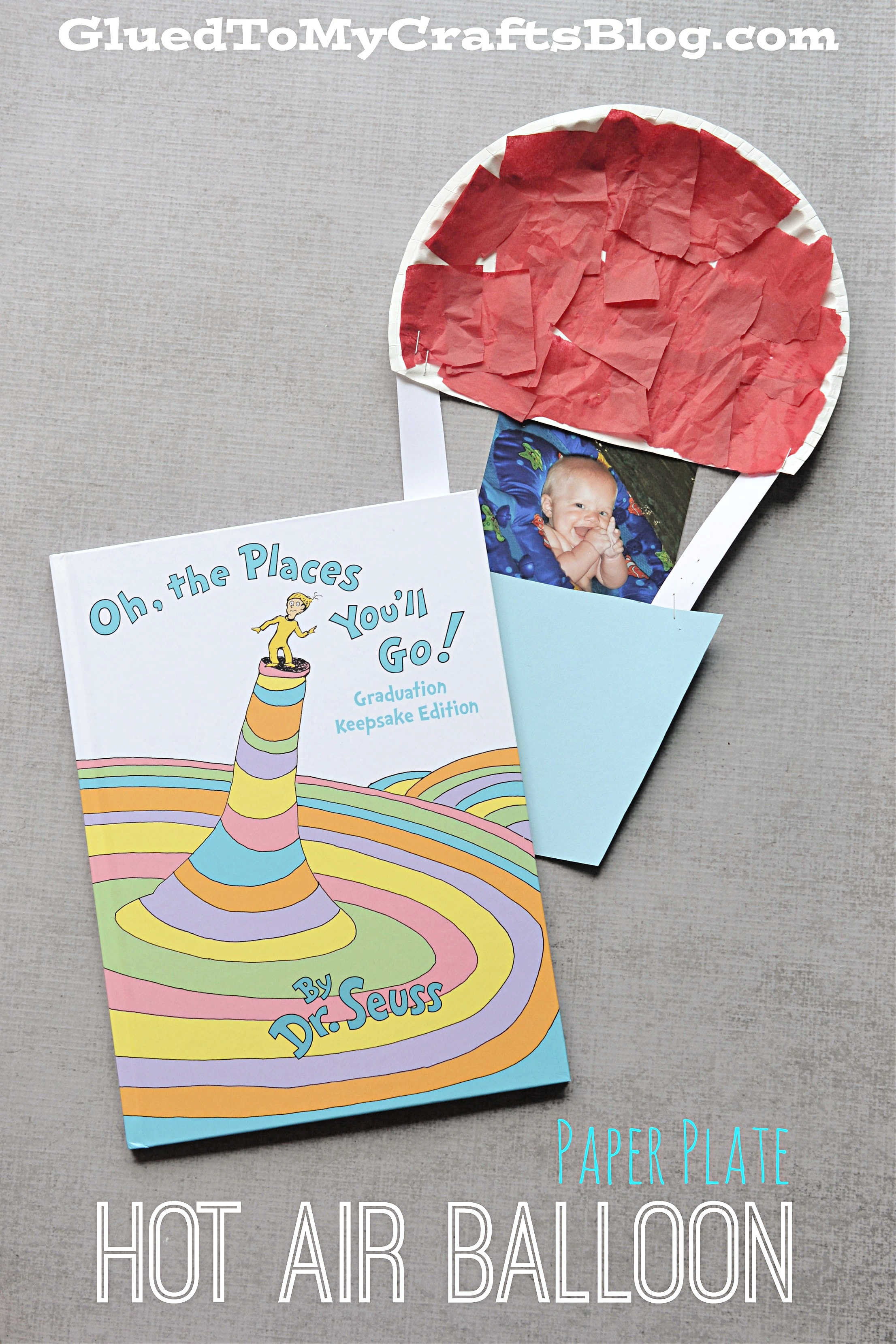 Dr. Seuss Inspired Paper Plate Hot Air Balloon