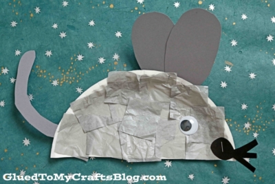 Paper Plate Mouse Craft Idea