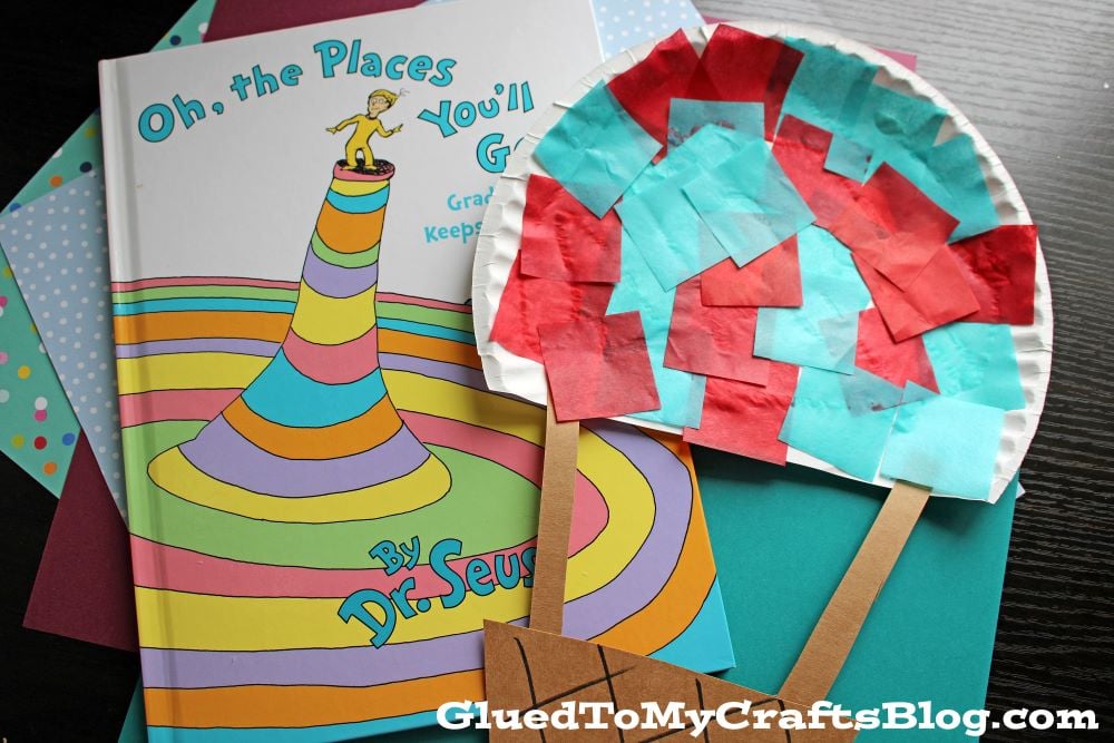 Dr. Seuss Inspired Paper Plate Hot Air Balloon
