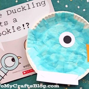 Paper Plate Pigeon - Children's Book Themed Kid Craft