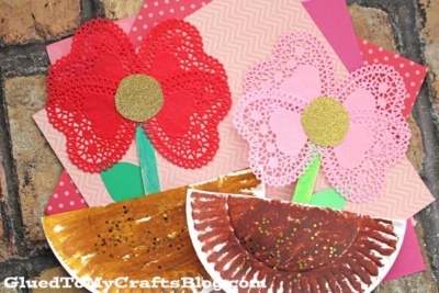 Paper Plate Love Plant Craft
